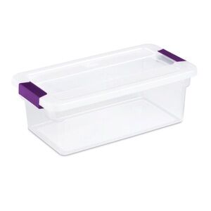 2pc. Set of Sterilite Clear Storage Boxes